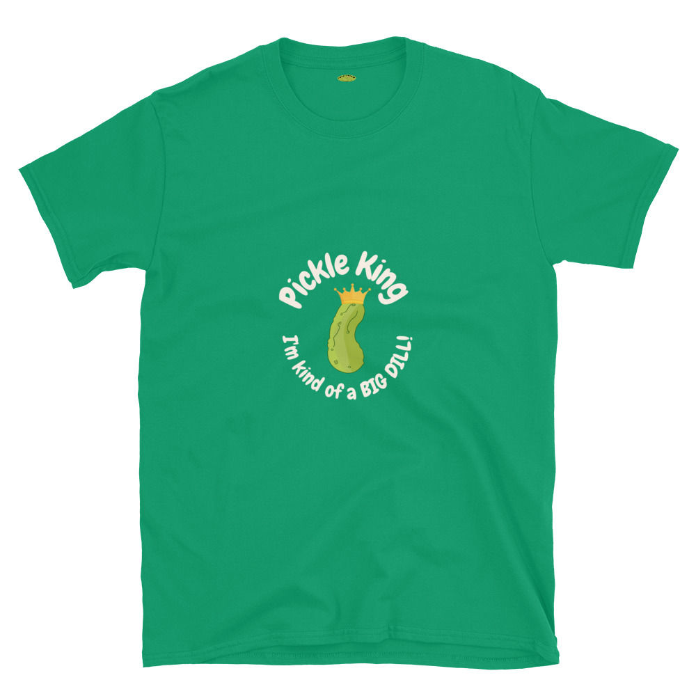 The Pickle Fetish Co. Pickle King Short-Sleeve Unisex T-Shirt