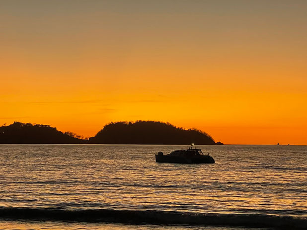 Sunset Boat