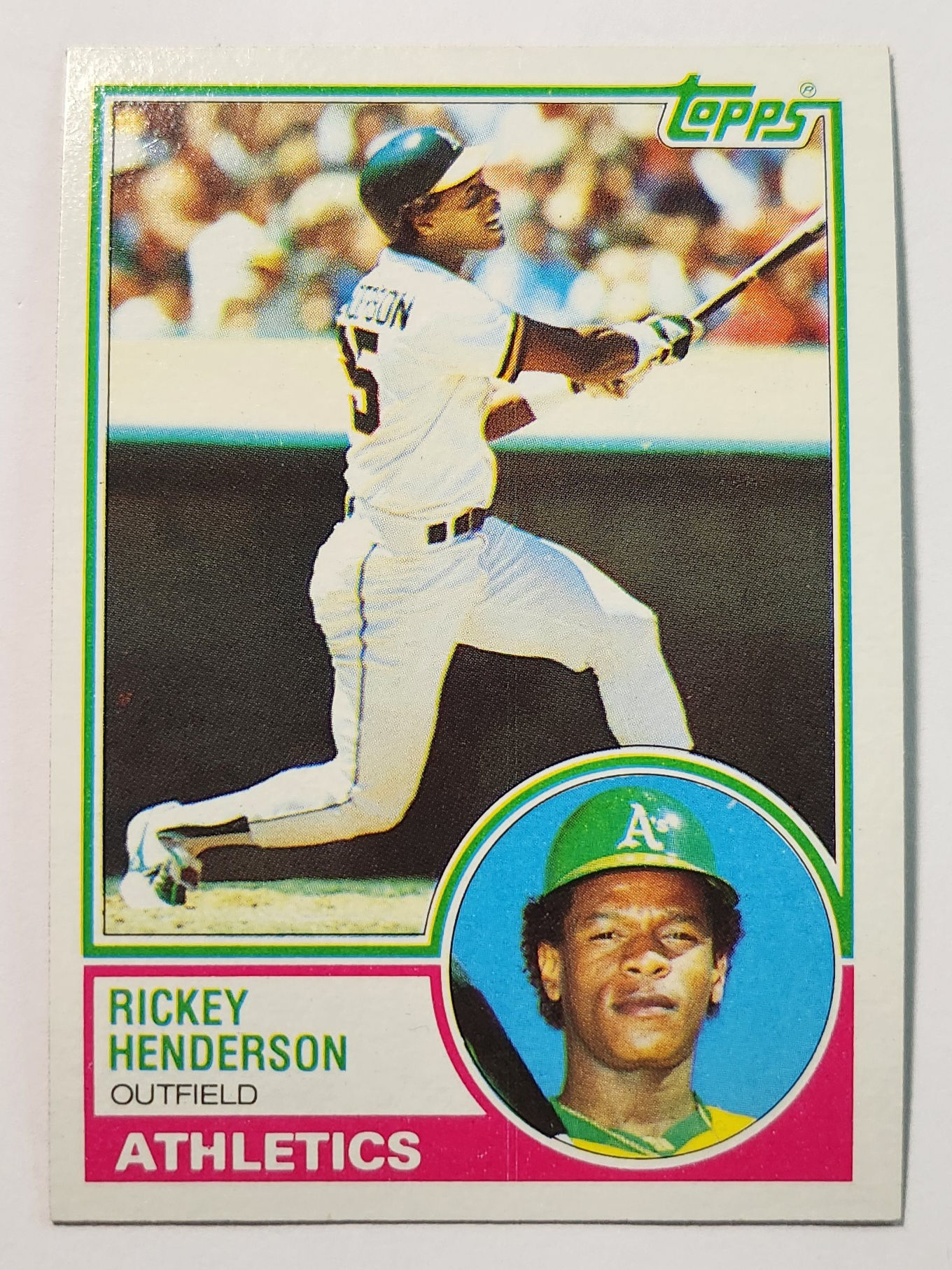 Rickey Henderson 1983 Topps #180 A's