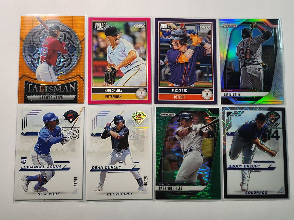 leaf vivid and onyx vintage parallels