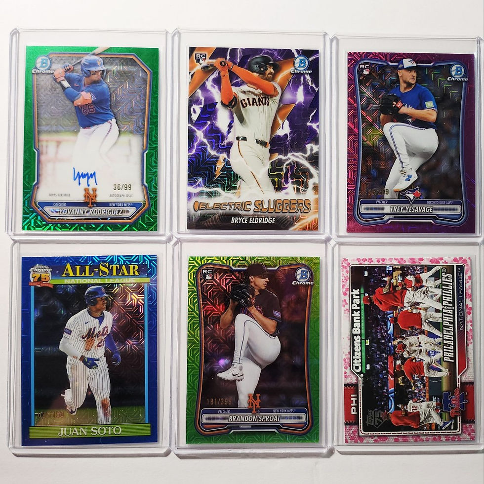 bryce eldrige 2026 bowman purple refractor rookie