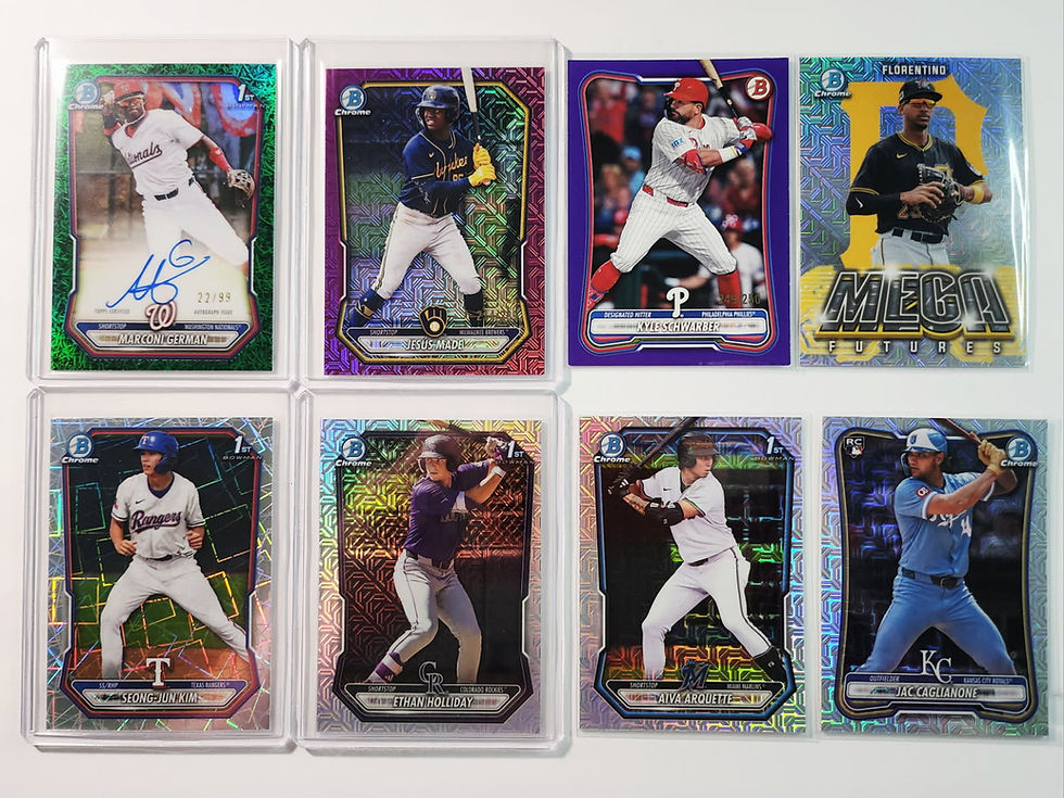 2026 BOWMAN MEGA BOXES - GRASS REFRACTOR