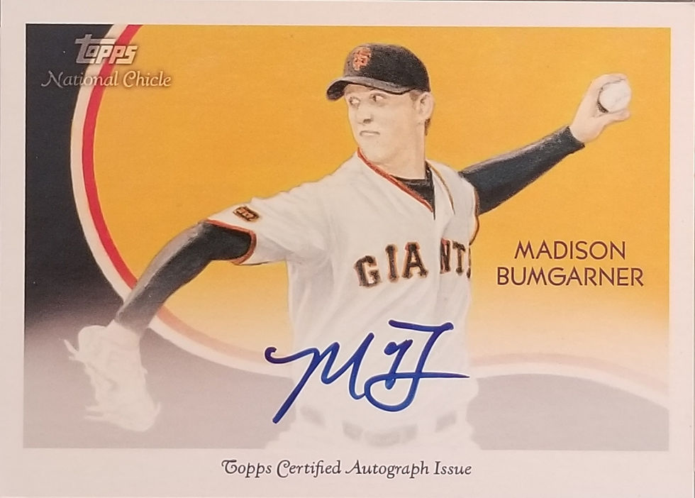 2012 Topps National Chicle Auto "RC"
