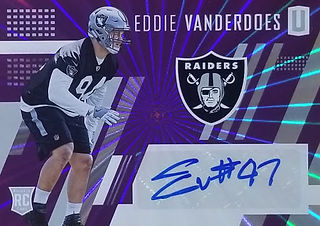 Eddie Vanderdoes Purple RC Auto /25