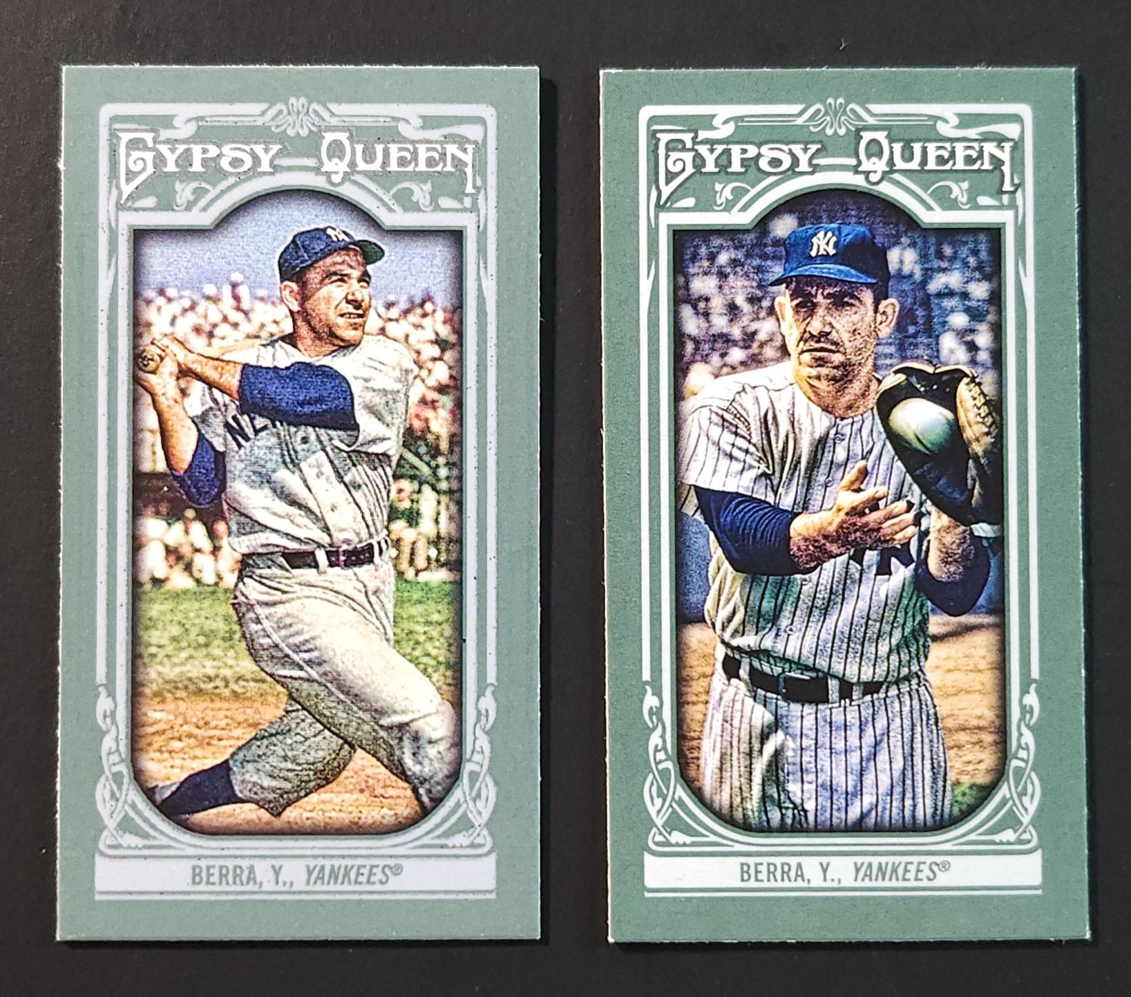 Yogi Berra 2012 Gypsy Queen Mini Variaton + SP Base #350 Yankees