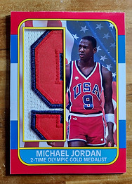 custom michael jordan relic card