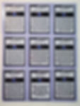 artemis custom topps 2026 set of 9 back