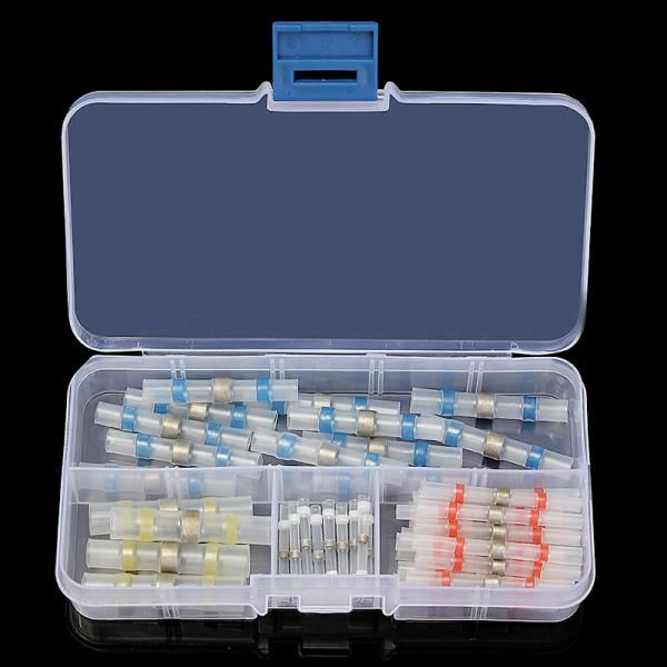 50 Piece Heat Shrink Solder Sleeves Assortment