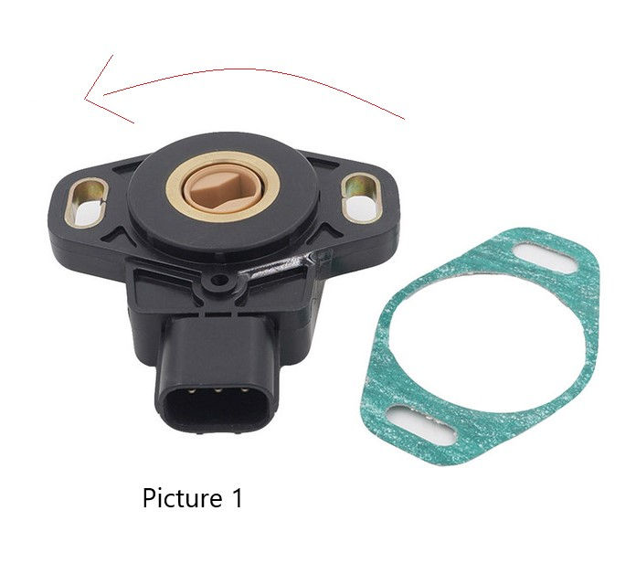 Thumbnail: Throttle Position Sensor (TPS) suitable for Honda (3 different rotations)