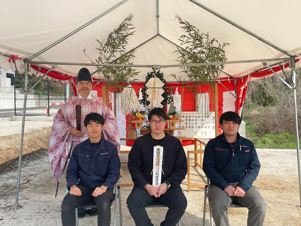 神園モデルハウス 地鎮祭 ペンギンホーム