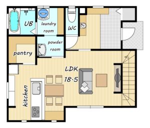 長嶺東モデルハウス　ペンギンホーム