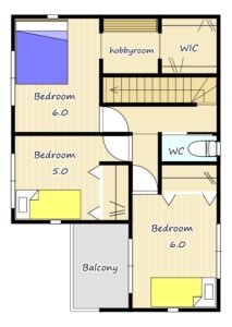 横手モデルハウス　間取り　ペンギンホーム