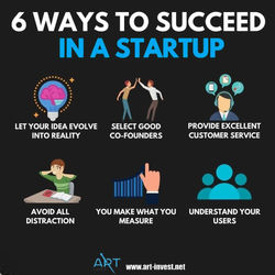 6 ways to succeed in a startup