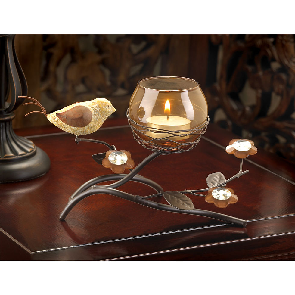 Partridge nest tealight holder