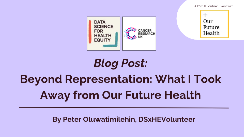 Beyond Representation: What I Took Away from Our Future Health