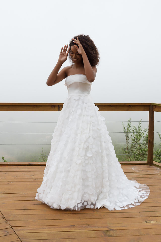 Miniatura: Vestido de noiva Karol Falcão