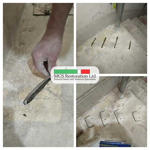 Portland Stone Staircase Structural Repairs – 65–69 Linden Gardens, Notting Hill Gate, Lon