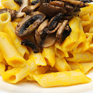 Vegan Mac and Cheese with Truffle Mushrooms