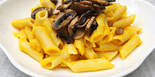 Vegan Mac and Cheese with Truffle Mushrooms
