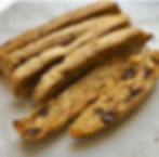 Grain Free Almond Chip Biscottis