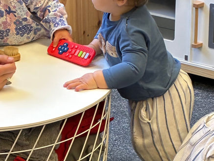 Willow Class exploring their newly decorated classroom!