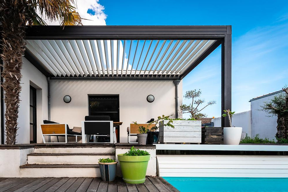 aluminum pergola
