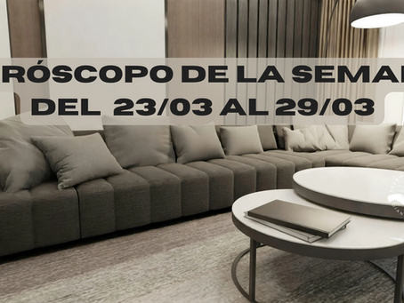Horóscopo del 23 al 29 de marzo de 2026