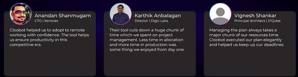 Testimonials - Cloobot X