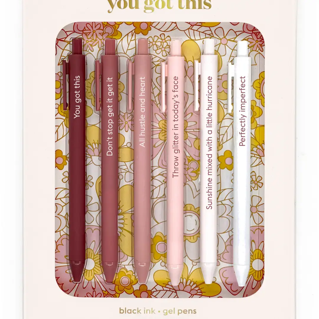 You Got This - Quotable Gel Pen Set