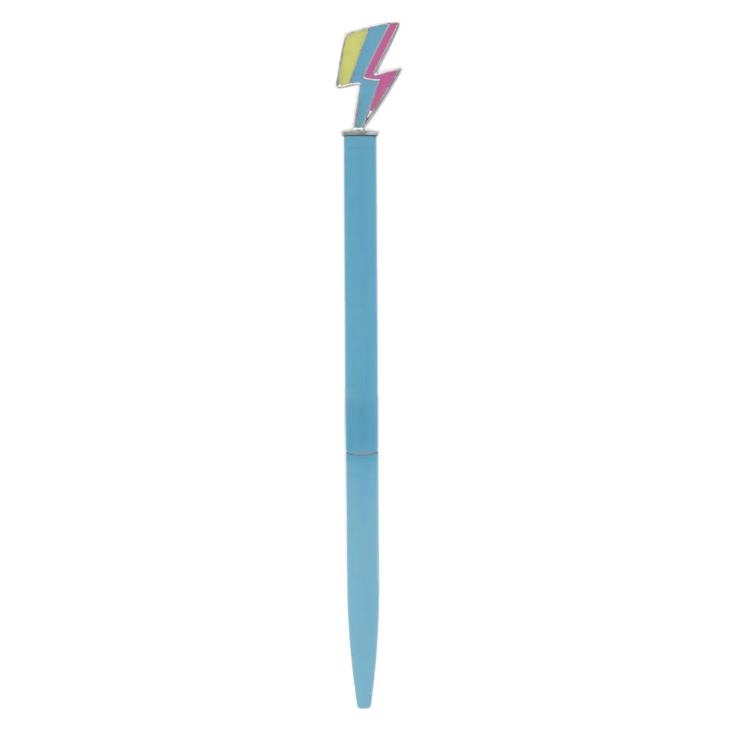 Blue Lightning Bolt Pen
