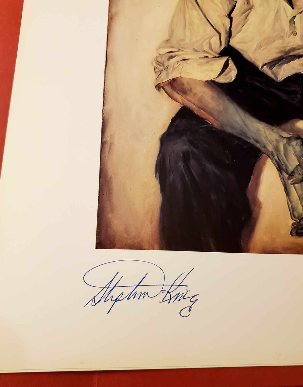 Thumbnail: Stephen King Insomnia Portfolio Limited Edition Artist Proof Stephen King Signature
