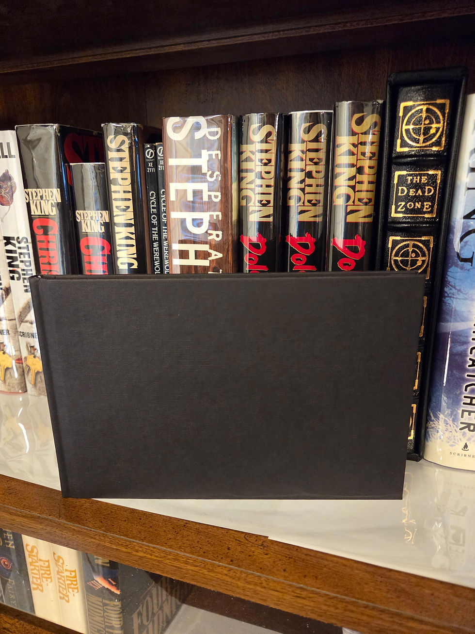Thumbnail: Stephen King CD The Dark Man: An Illustrated Poem 1st Edition, 2nd Printing front of book without jacket in fine condition.