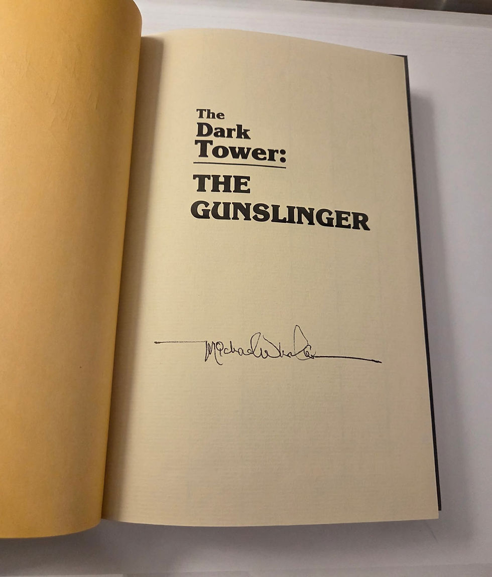 Thumbnail: Grant Gunslinger 1st Edition Double signed by Stephen King and Michael Whelan