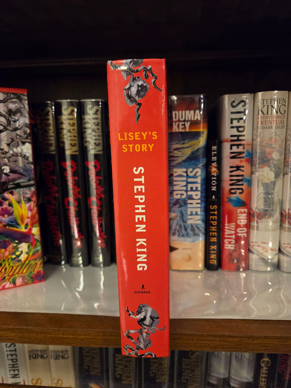 Thumbnail: Stephen King Scribner Lisey's Story Gift Edition w/Slipcase spine of book in fine condition