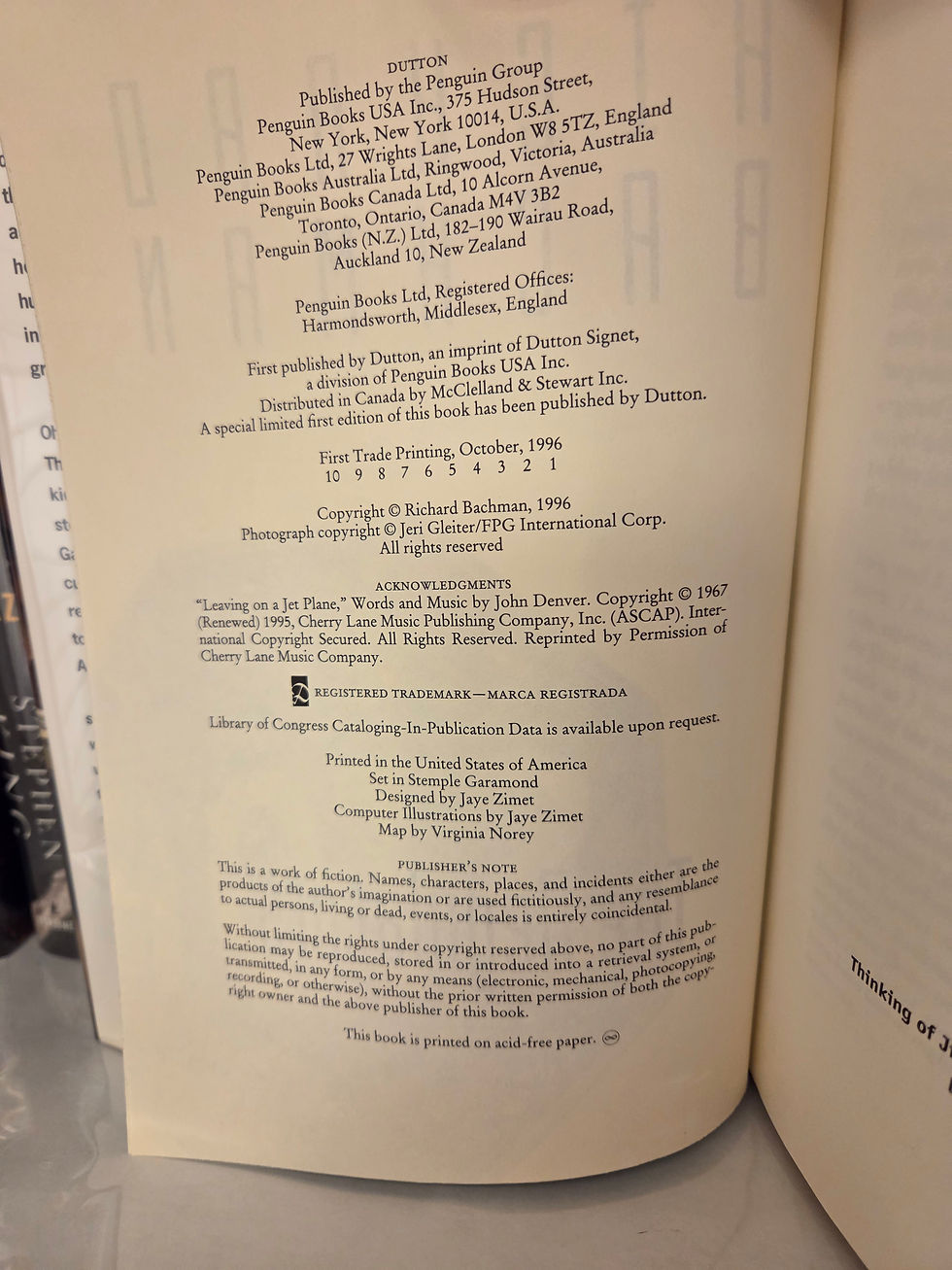 Thumbnail: Stephen King as Richard Bachman Regulators 1st Edition
