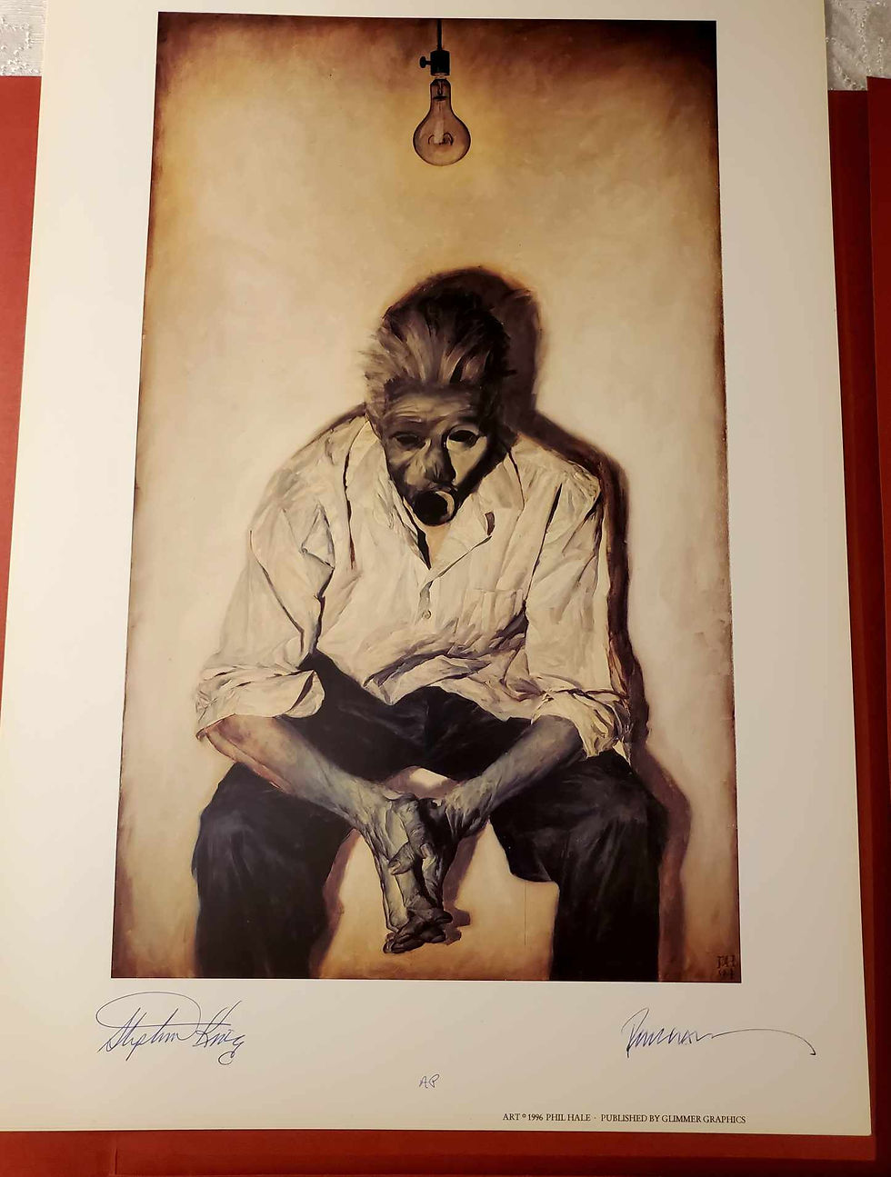 Thumbnail: Stephen King Insomnia Portfolio Limited Edition Artist Proof Phil Hale Art Page