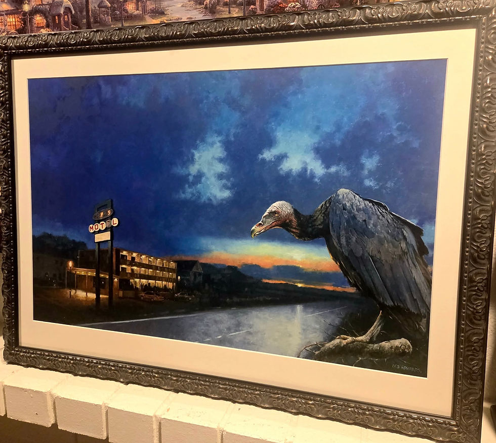 Thumbnail: THINNER Original Painting by Les Edwards
