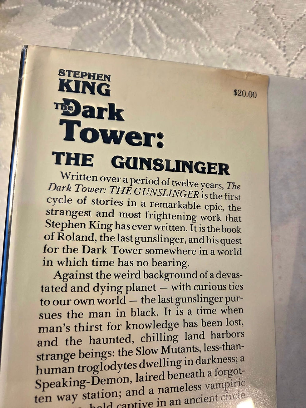 Thumbnail: Stephen King Dark Tower: The Gunslinger 1st Edition 2nd Printing Signed