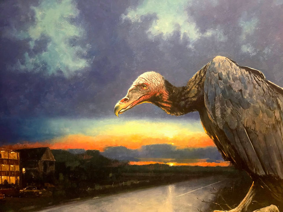 Thumbnail: THINNER Original Painting by Les Edwards