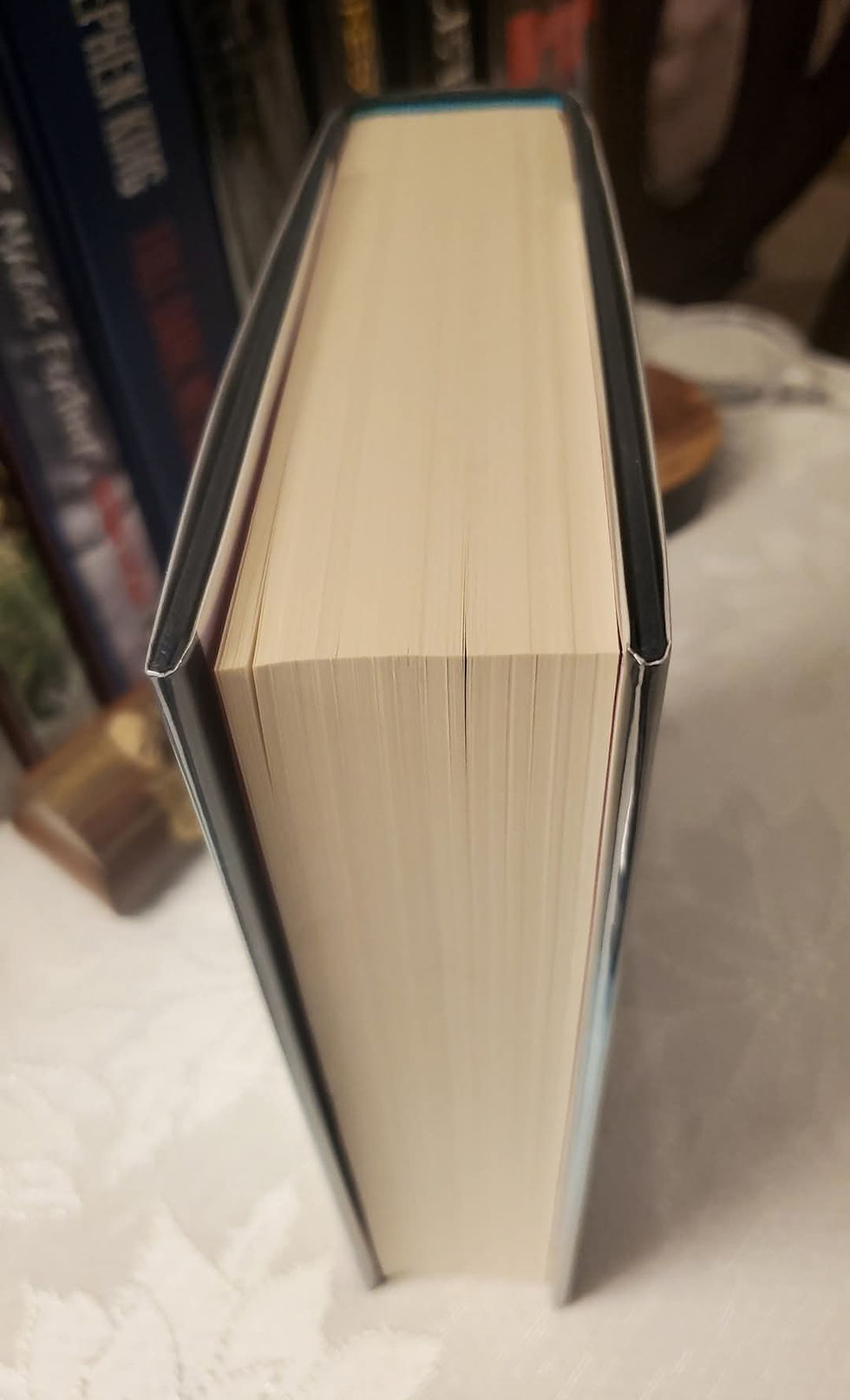 Thumbnail: Stephen King Signed Lisey's Story UK Hodder and Stoughton First Edition Page Block on Book Fine Condition