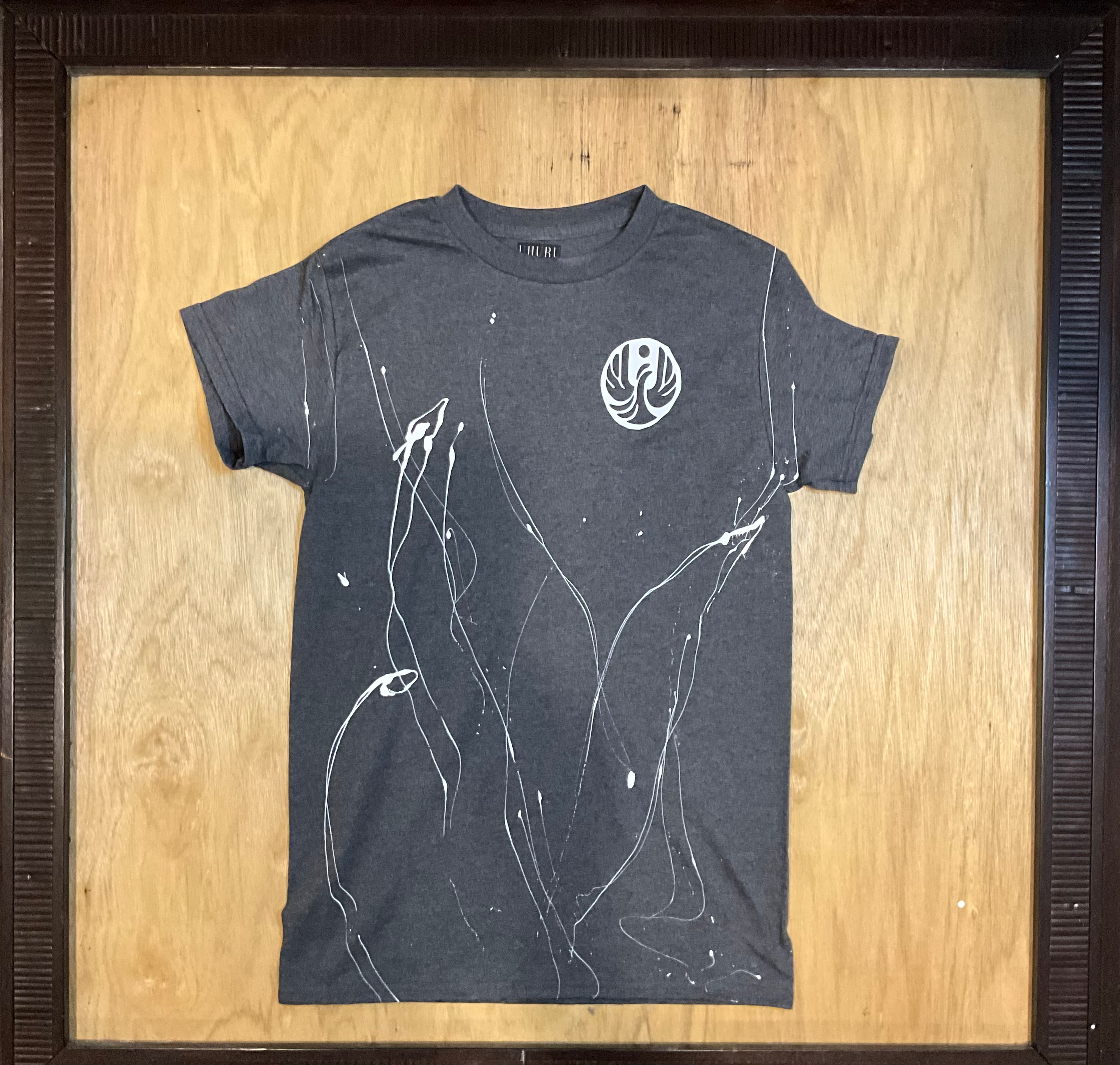 (S)Dark Grey Splatter T-Shirt
