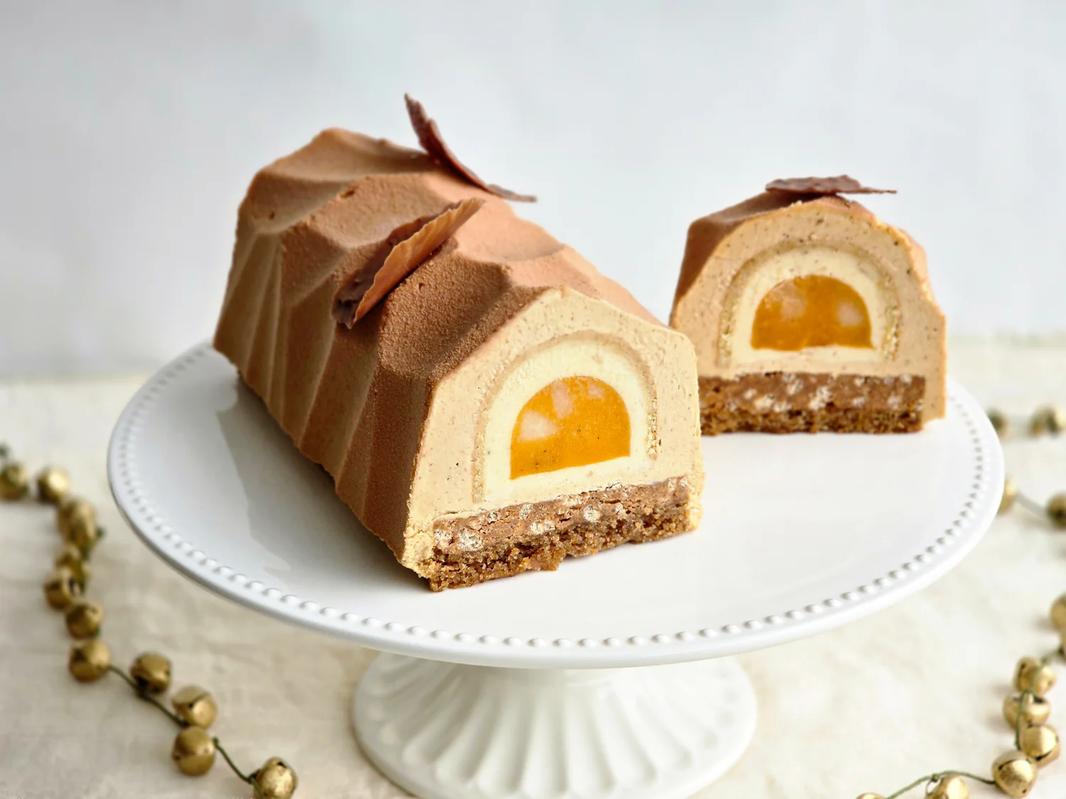 intérieur buche marron 