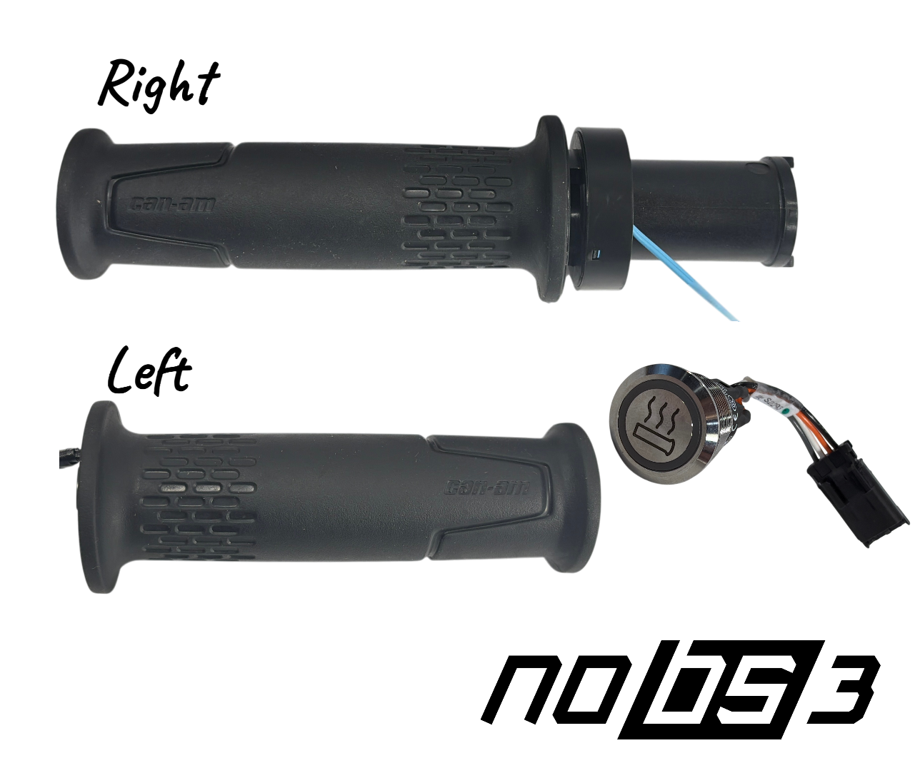 Genuine Heated Grips for Can-Am SPYDER F3 model year 2024 - Present