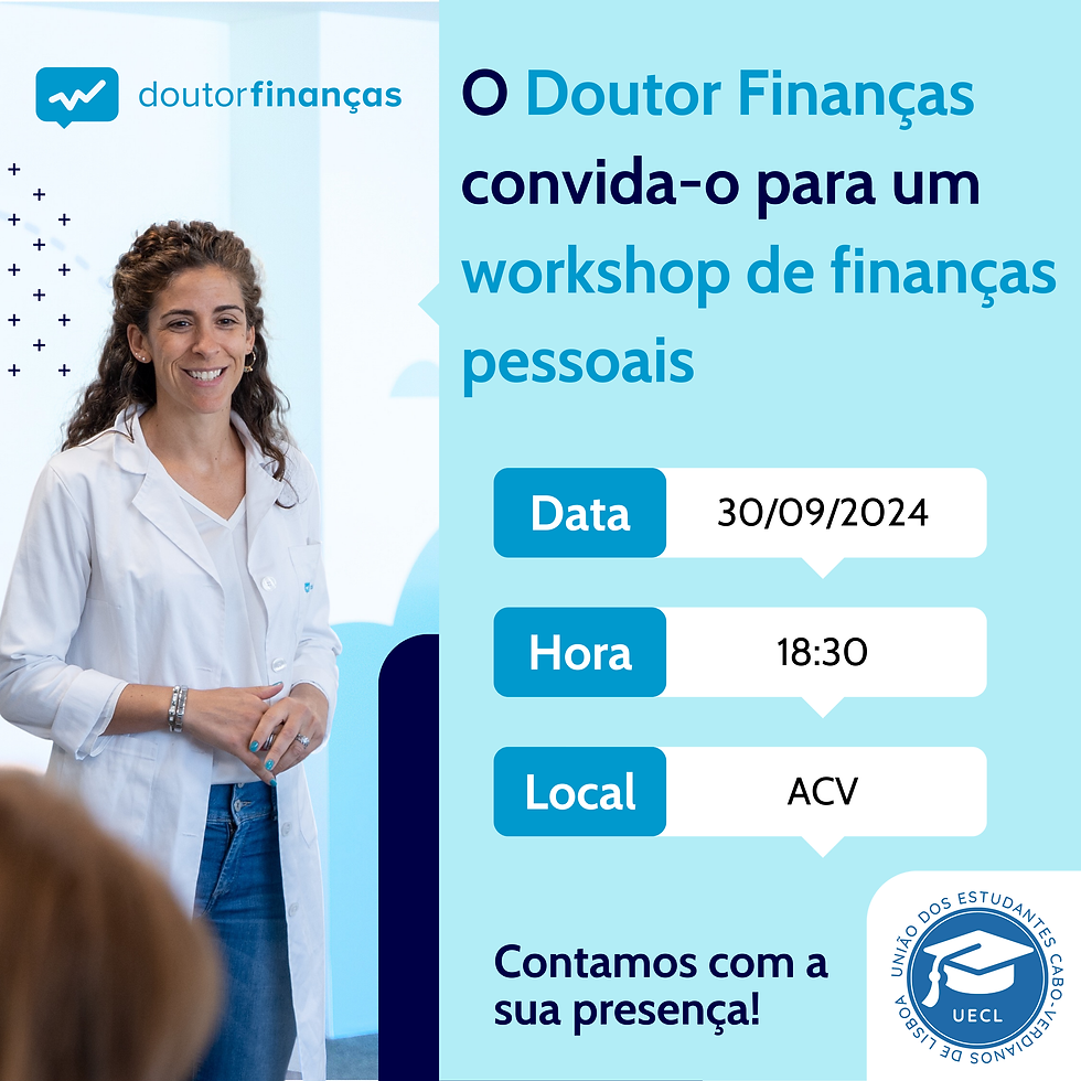 Doutor Finanças - Workshop de finanças pessoais