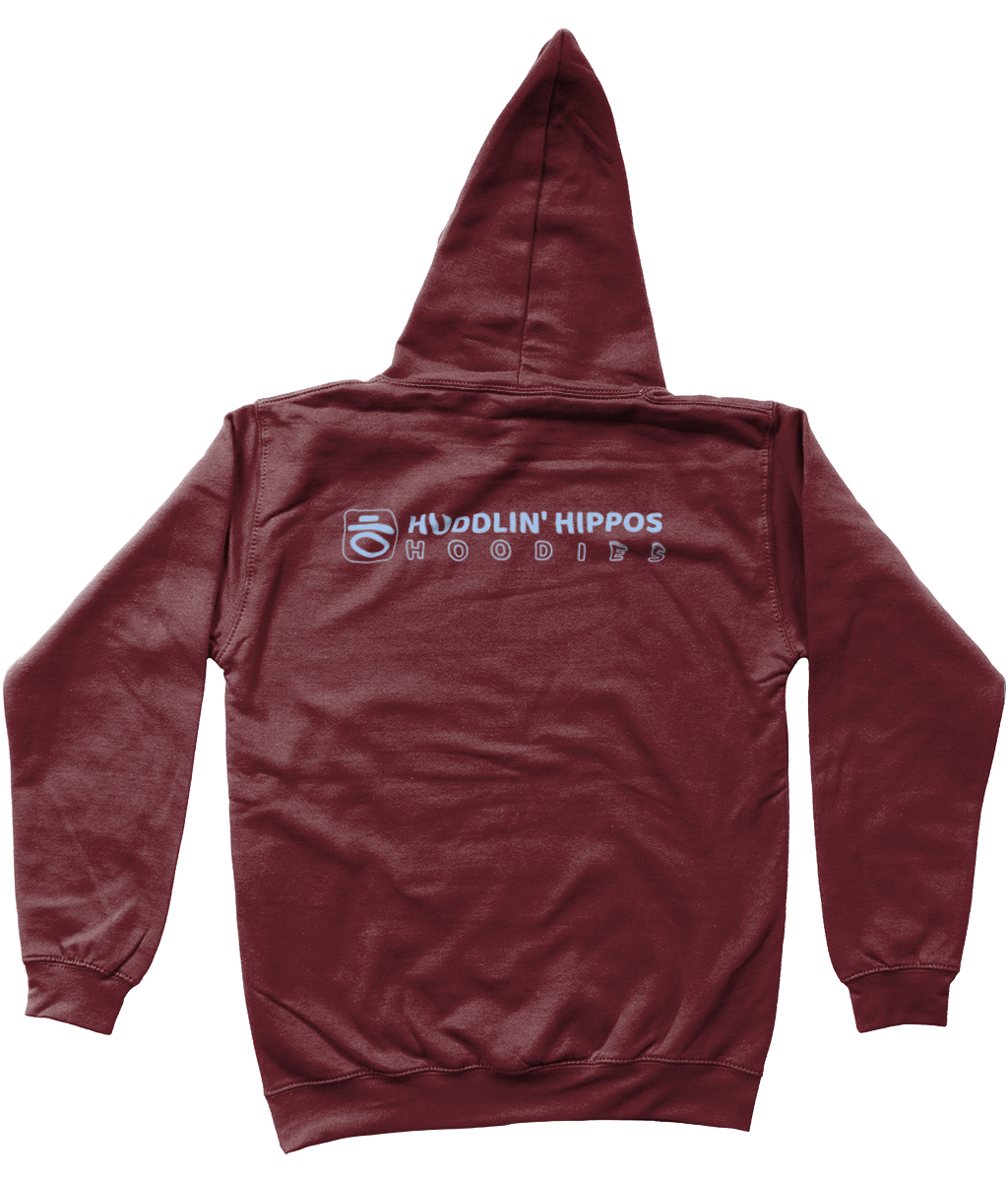 S1:E1 Junior Hoodie (Burgundy & Sky Blue)