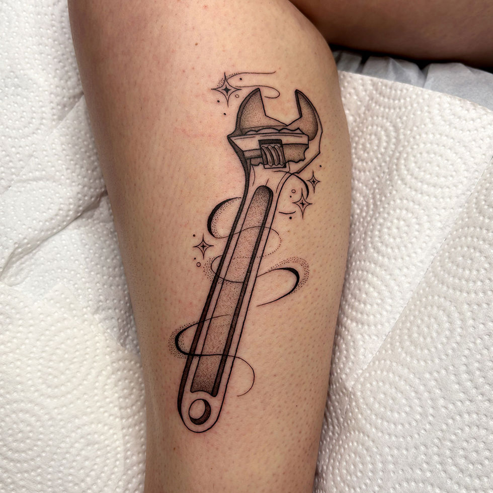 Feminine blackwork tattoos with a delicate aesthetic
Custom fine line feminine tattoos with nature themes
Floral and fantasy-inspired feminine tattoos for women
Elegant feminine tattoo designs by a female artist
Animal Tattoos
Custom animal tattoos with symbolic and artistic meaning
Blackwork animal tattoos with detailed line work
Nature-inspired animal tattoo art 
Fantasy animal tattoos with feminine elements
Retro Tattoos
Retro-style tattoos inspired by vintage pop culture
Old school meets modern: custom retro tattoo designs
Blackwork tattoos 
Comics & Anime Tattoos
Custom comic book character tattoos in blackwork style
Anime-inspired tattoos with feminine and dark fantasy touches
Unique manga and anime tattoos 
Pop culture and anime tattoos with a retro aesthetic
Floral Tattoos
Minimalist floral tattoos with feminine blackwork details
Delicate flower tattoos with nature-inspired symbolism
Custom floral designs by professional tattoo artist
Black ink floral tattoos with a soft, elegant touch
Pop Culture, Movies & Horror Tattoos
Pop culture tattoos featuring icons from movies and TV
Horror-inspired tattoos with a dark feminine twist
Movie character tattoos with retro and comic influences
Custom horror movie tattoos in blackwork and fine line style
Nature Tattoos
Nature-themed tattoos inspired by forests, animals, and plants
Custom blackwork tattoos with nature and fantasy elements
Floral and fauna tattoo designs with feminine details
Earthy, nature-inspired tattoos 