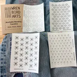 Thumbnail: Wren bird Arts Embroidery Transfers