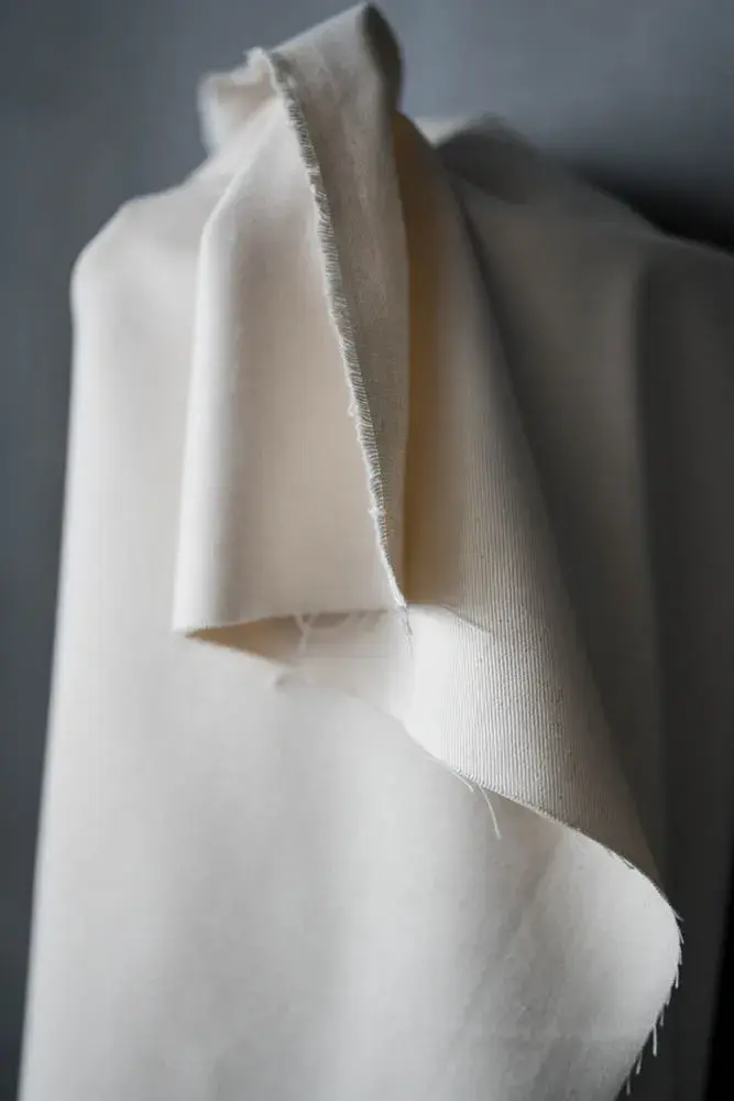 Thumbnail: 11.5oz Ecru Cotton Denim