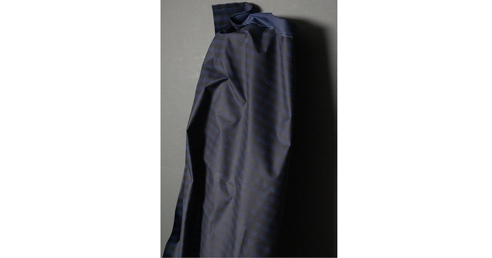 Thumbnail: Gingham Oilskin Deep Ocean