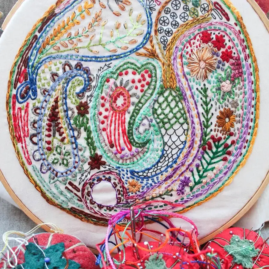 Thumbnail: Dropcloth Embroidery Samplers